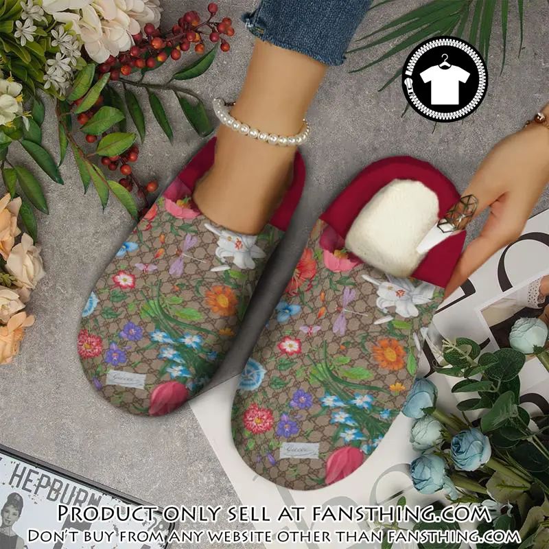 Gucci fleece slippers luxury inhouse slippers ihs1004 fst0315737